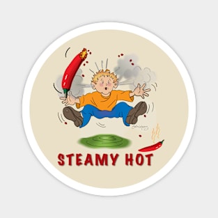 Steamy Hot Magnet